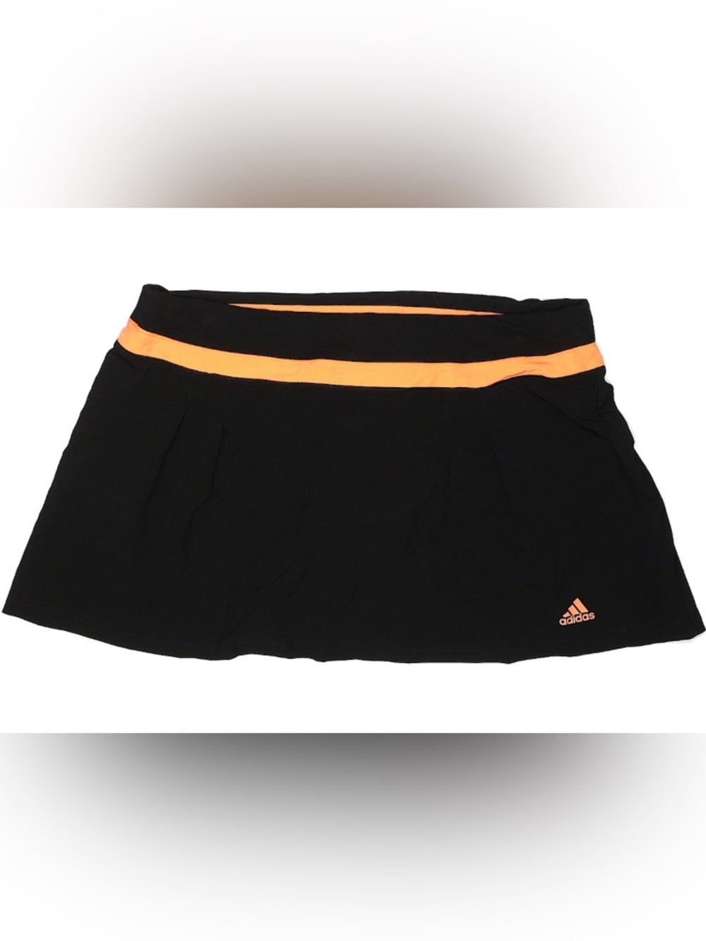 Adidas black with orange sport skort